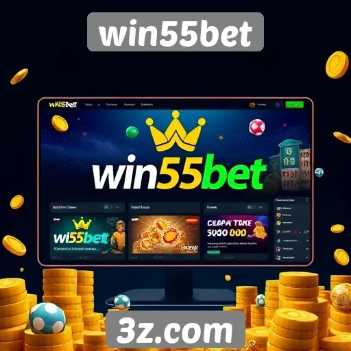 experiência de usuário no site win55bet em destaque